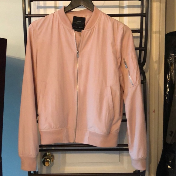 Pink light bomber jacket - Picture 2 of 6